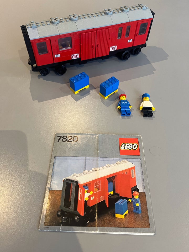 Lego Tog, 7820 KOMPLET MED VEJLEDNING