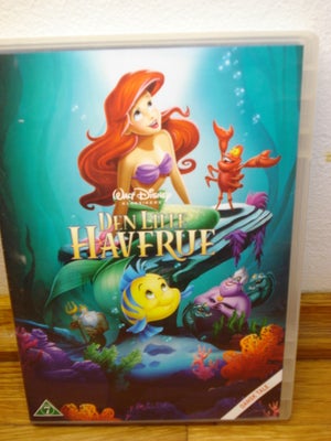 Den lille havfrue, DVD, animation, Walt Disney tegnefilm nr. 28 fra 1989.

Tlf. 9385 3436

Sender ge