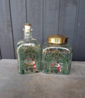 Holmegaard juleflaske og Julekageglas