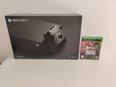 Xbox One X, God, Jeg sælger min Xbox One X, da jeg ikke bruger den mere. Alt originalt materiale og 