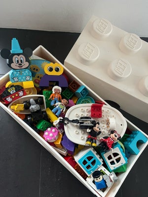 Lego Duplo, Disney, Blandet Duplo med Disney Mickey og Minnie mouse. Dyr og figurer, skib og meget m