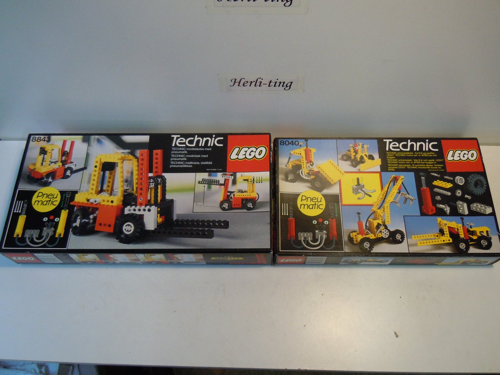 Lego Technic, Pneu matic :1 sæt 8040 + 1 sæt 8843 pris dba.dk – Køb og Salg af Nyt og Brugt