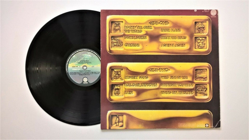 LP, Status Quo, 12 Gold Bars