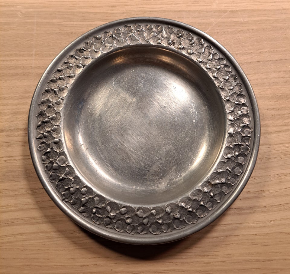 Tin Tallerken mm Pewter mfl