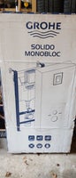 Toilet, GORHE Solido Monobloc, væghængt
