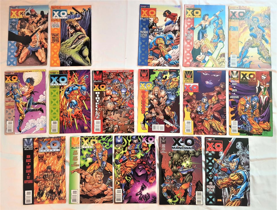 X-O MANOWAR vol. 1 – 1992-96, Valiant Comics, Tegneserie