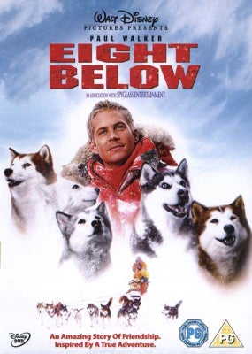 Eight Below, instruktør Frank Marshall, DVD, familiefilm, 2006, med danske undertekster.

Verdens ko
