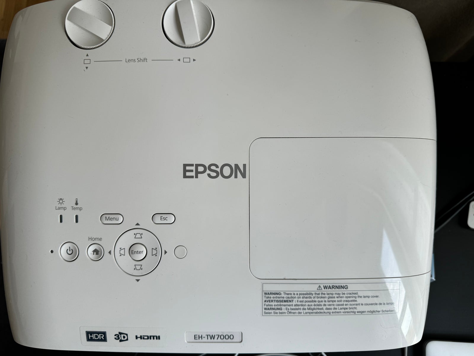 Projektor, EPSON, EH-TW7000