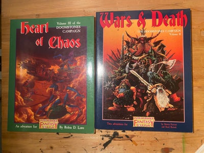Warhammer, WFRP - Doom stones, Warhammer Fantasy Roleplay 
Campaign books - Doomstones
Wars and Deat