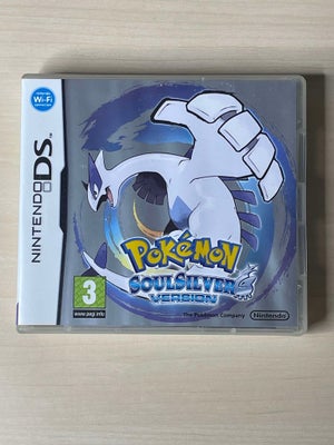 Pokemon SoulSilver, Nintendo DS, 

Med manual

Fast pris: 1099,-

*Betaling: Mobilepay / Kontant*

*