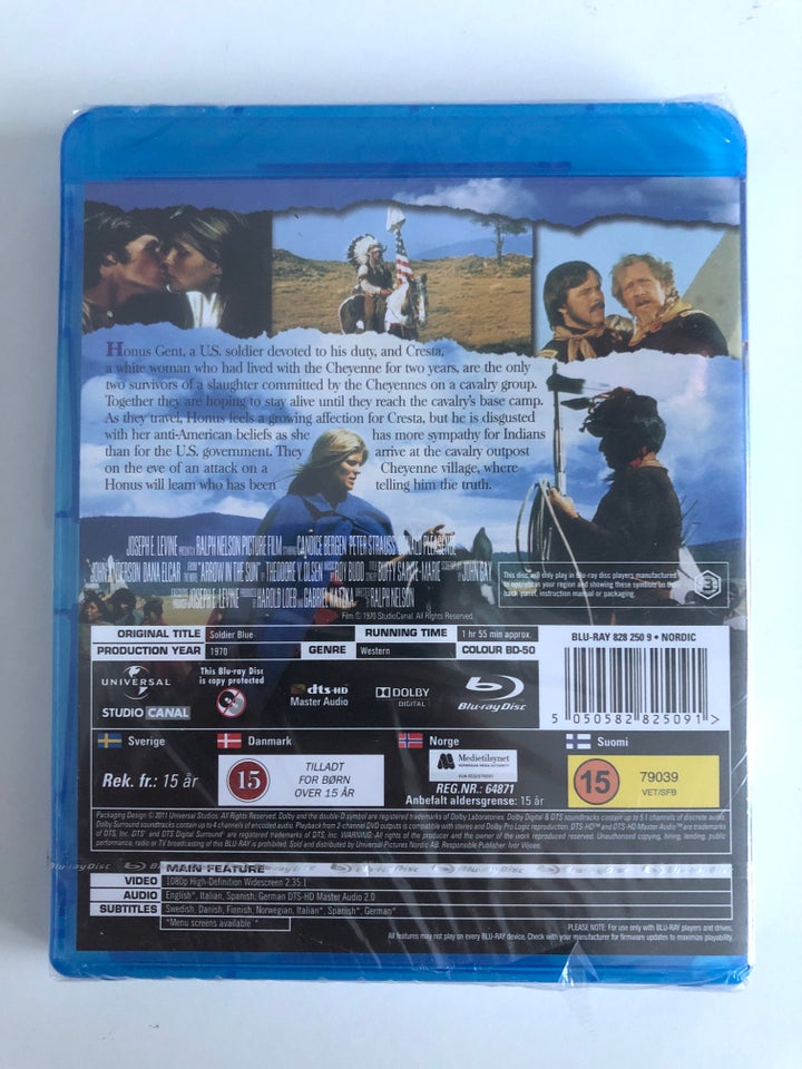 Soldier Blue, instruktør Ralph Nelson, Blu-ray