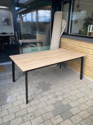Spisebord, b: 100 l: 180, Ikea bord - udgået model.

Måler 100 x 180 - med tillægspladen er det 240 