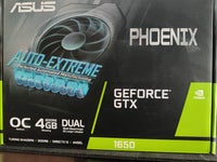 GeForce GTX 1650 OC Nvidia, 4 GB RAM, Perfekt