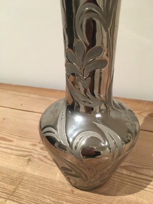 Vase, Stor sølvvase , ?, Meget flot stor sølvvase. “ keramik”. ??