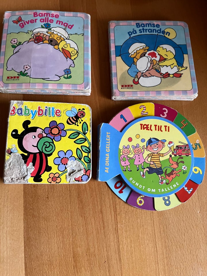 Bamse og kylling bøger, puslespil m.m. retro, puslespil