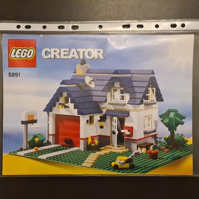 Lego Creator, 5891 Apple Tree House, Komplet Lego Creator 5891 sæt, inkl. vejledning, men uden æske.