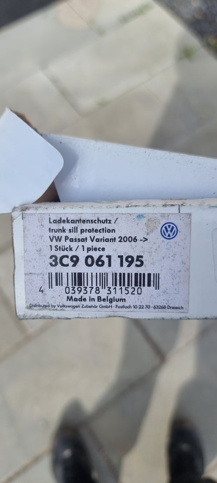 Andre reservedele, Ladkantbeskytter, VW Passat