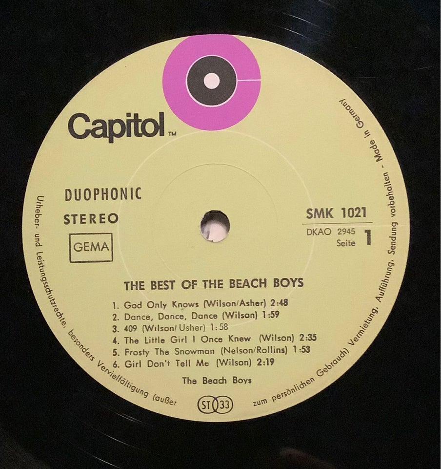 LP, Beach boys, The best of Beach boys vol. 3