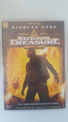 National treasure , instruktør Walt disney, DVD, eventyr, Fremstår flot og i velholdt stand.
Man kan