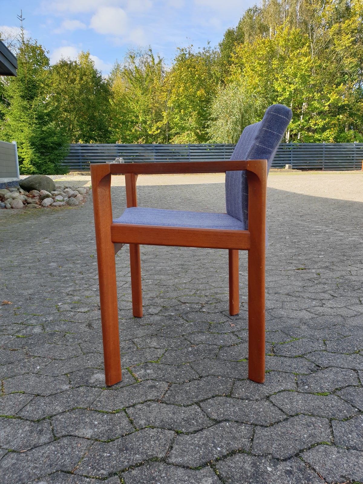 Spisebordsstol, Mahogni - Bomuld, Sorø Stolefabrik