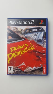 Driven to destruction, PS2, Driven to destruction
Inkl. manual.

Fast fragt 45 kr, uanset antal spil