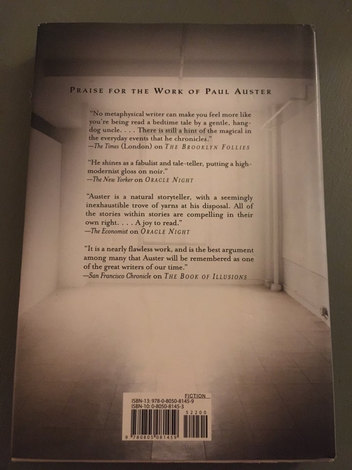 Travels in the Scriptorium, Paul Auster , genre: roman