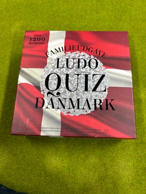 Ludo Quiz Danmark (familieudgave) , Ludo Quiz familie spil , brætspil