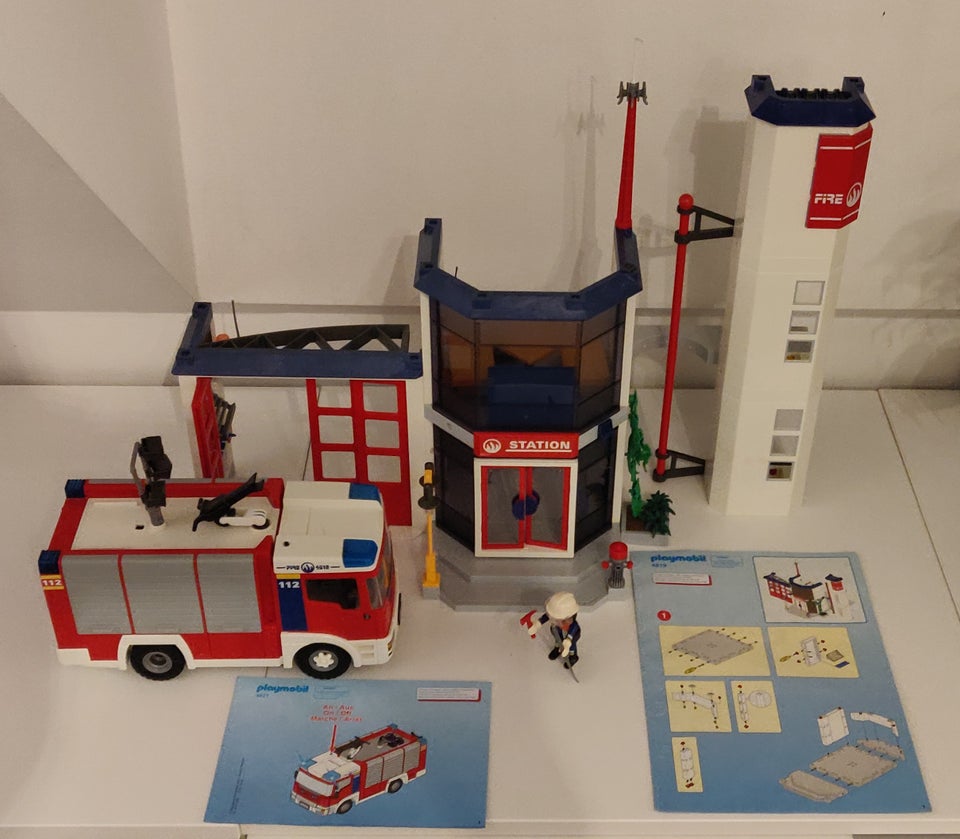 Caserne pompier playmobil 4819
