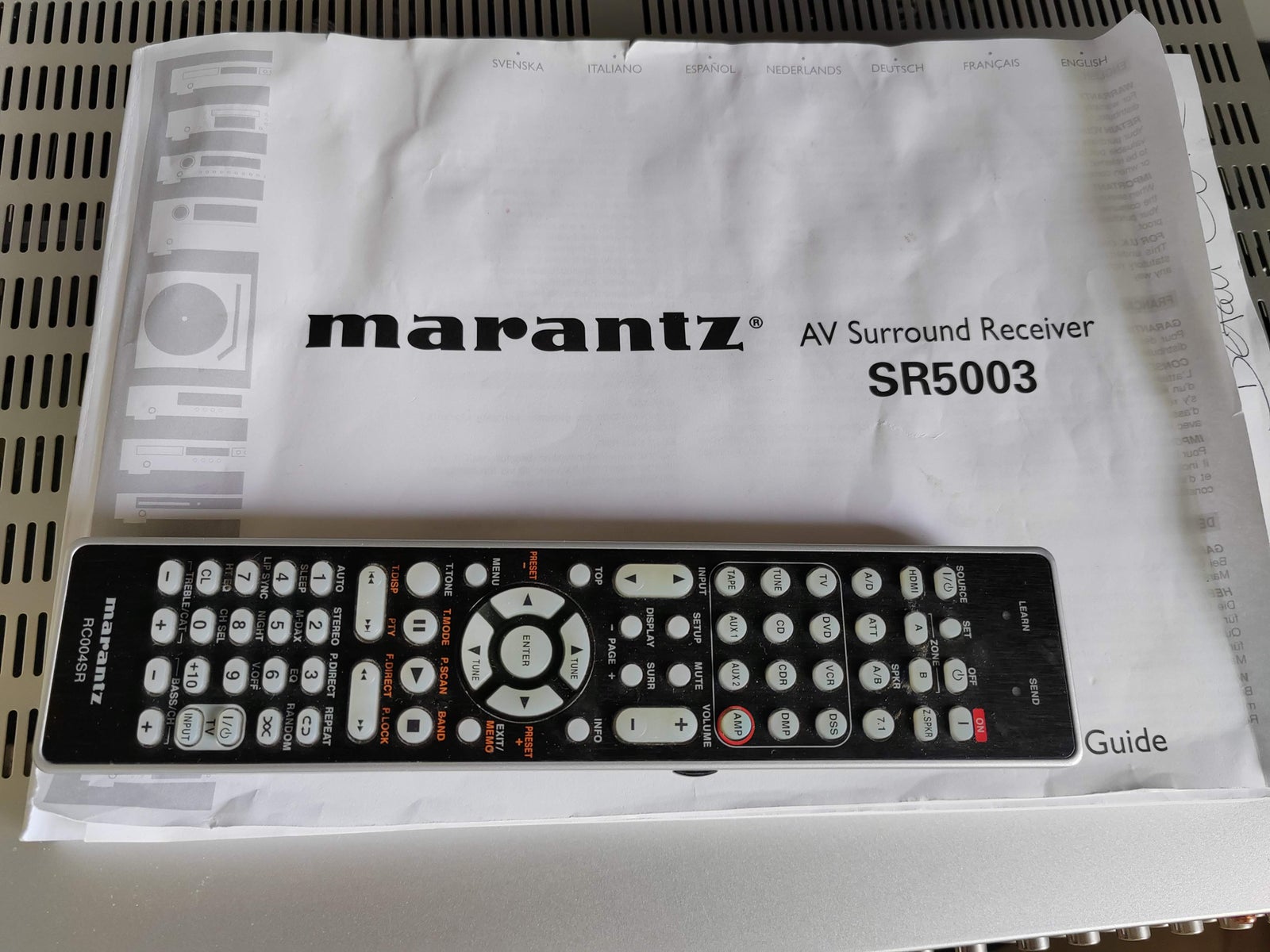 Marantz, SR5003, 7.1 kanaler