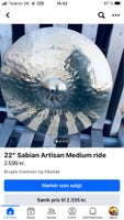 Bækken, 22” Sabian Artisan Medium ride