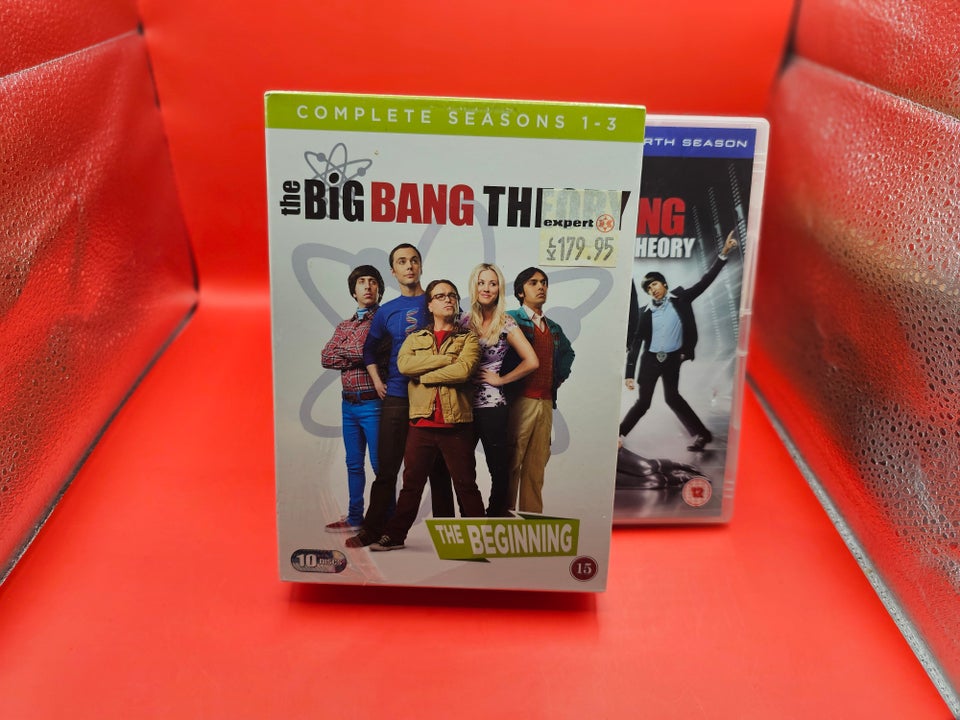 Sæson 1+2+3+4 Big Bang Theory, DVD, komedie