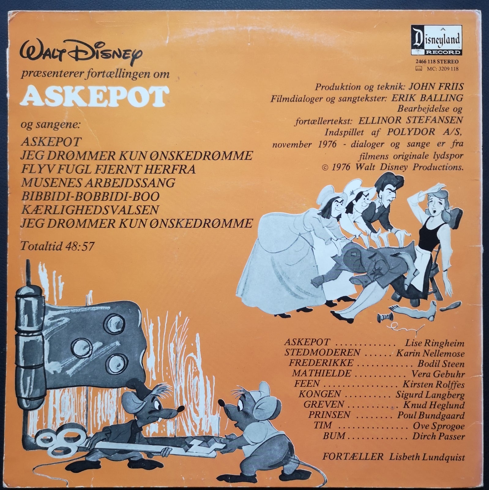 aktivering faktor forurening LP, Walt Disney's Præsenterer, Fortællingen Om Askepot – dba.dk – Køb og  Salg af Nyt og Brugt