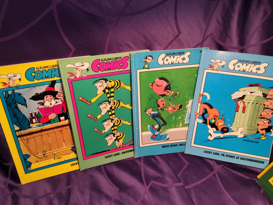 ALBUMKLUBBEN COMICS, 10,KR PR. STK.; 10 STK FOR 75, KR....