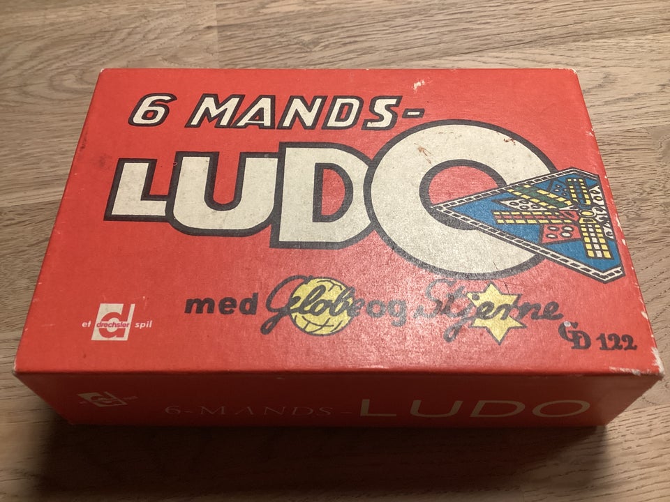 Ludo med Globe og Stjerne , Familiespil, brætspil