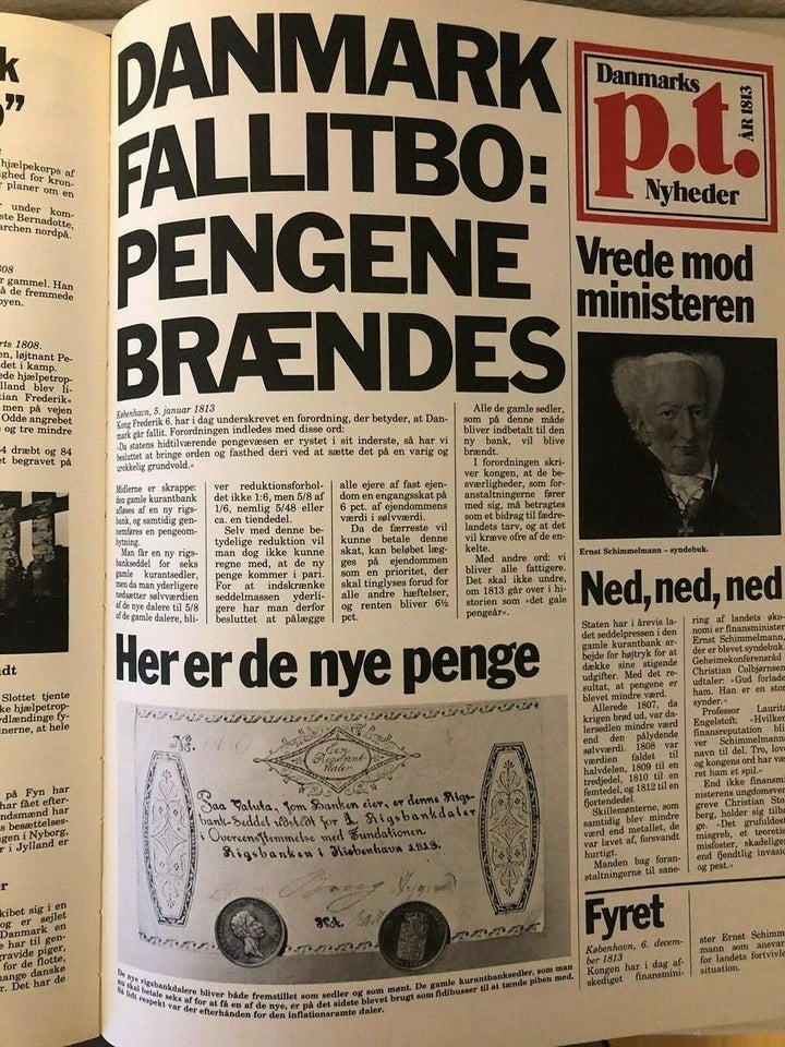 Danmarks Historie i avisform år 885-1978, Erik Kjersgaard,