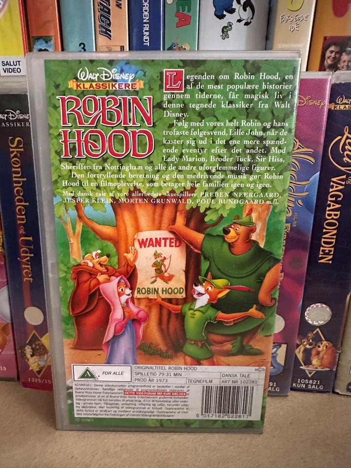 Tegnefilm, Disney Robin Hood