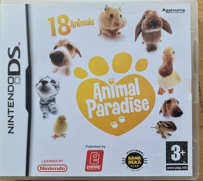 Jeg sælger Nintendo DS Animal Paradise, Nintendo DS, Jeg sælger Nintendo DS Animal Paradise med dens