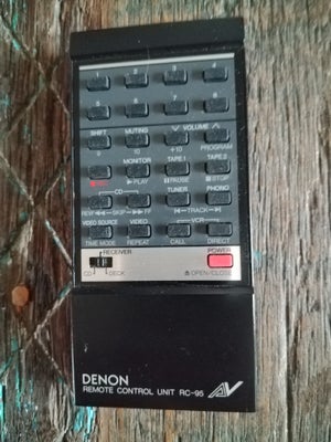 Fjernbetjening, Denon Unit RC-95. Passer flere ældre Denon receivere/forstærkere og cd-afspiller. Fl