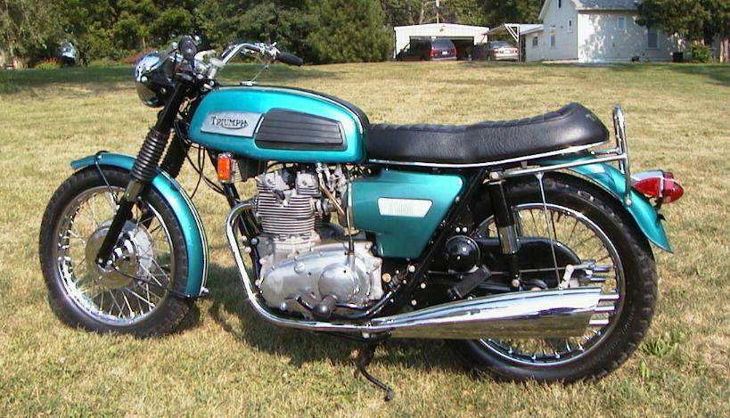 Engelsk Bonneville årg. 1970: Triumph dele