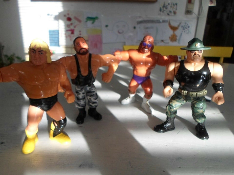 Legetøj, 4 for 250 ´vintage 1982-92 WWF Figurer Titan