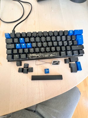 Tastatur, Ducky , Ducky mecha mini, Perfekt, Gaming tastatur med ekstra keycaps 