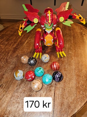 Bakugan, Kugler / figur, Bakugan, Priserne står på billederne.
Eller køb det hele for 550 kr