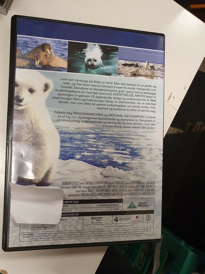 Eventyrlige arktis, DVD, animation