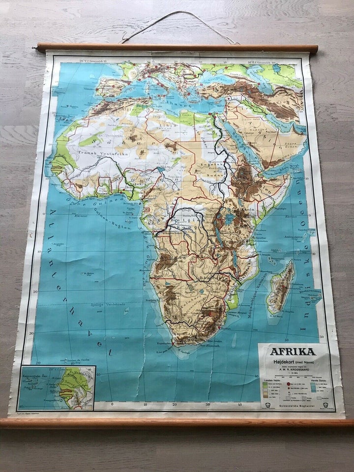 Landkort, Afrikakort