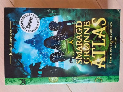 Det smaragdgrønne atlas, John Stephens, genre: fantasy, Fin stand, fra røgfrit hjem.