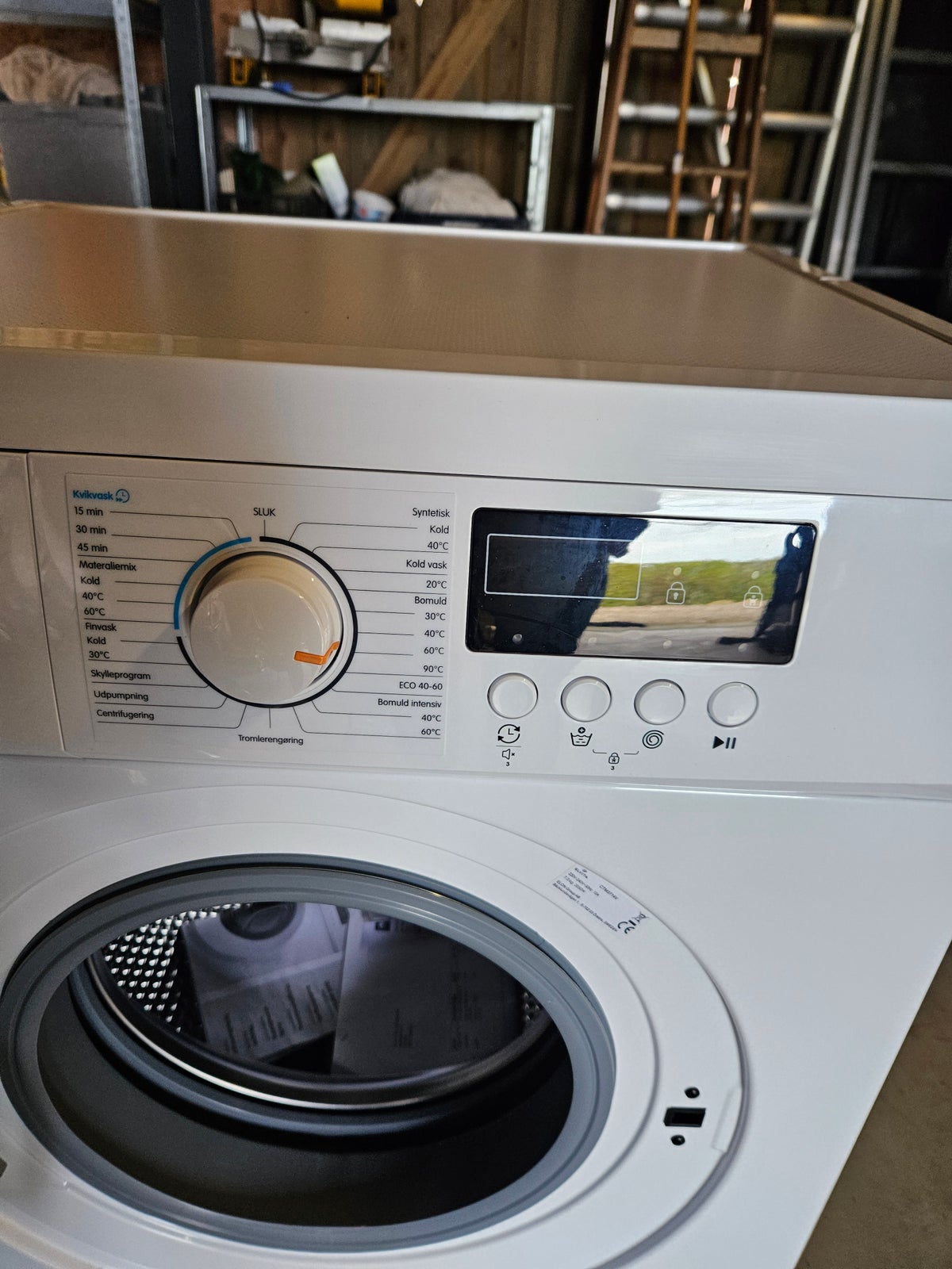 Elvita vaskemaskine, Ctm3714v, frontbetjent