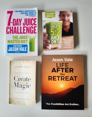 Forskellige titler af Jason Vale, Jason Vale, emne: krop og sundhed, Forskellige bøger af Jason Vale