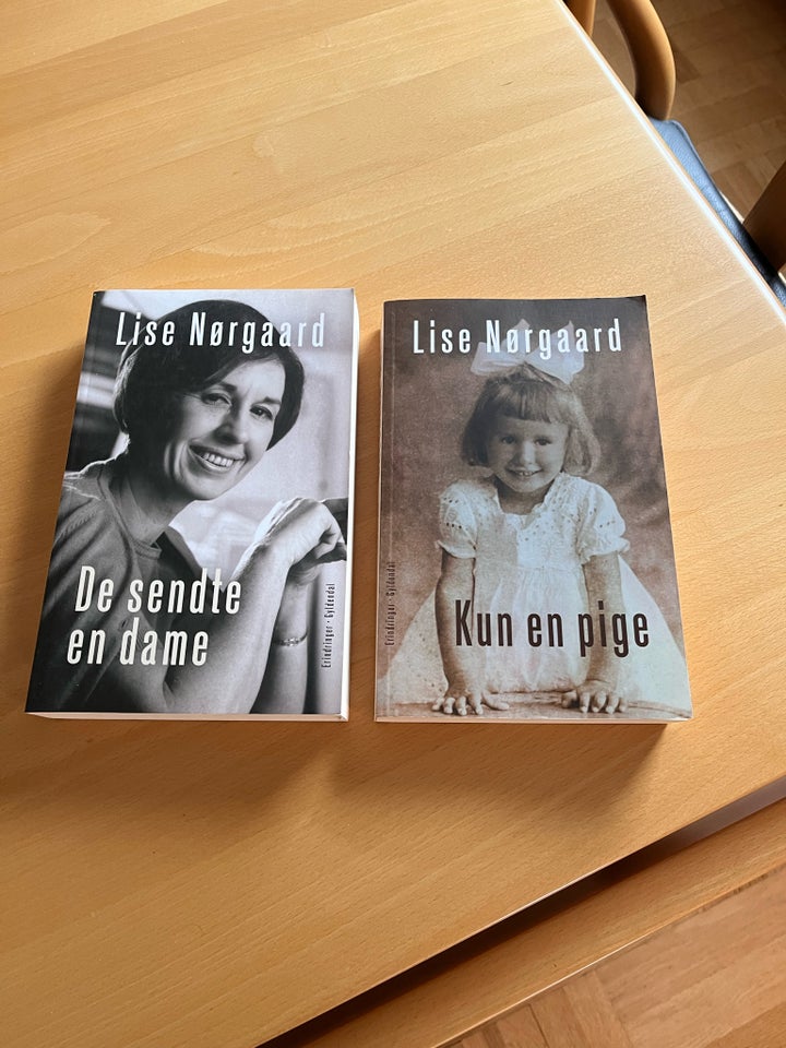 De sendte en dame / Kun en pige, Lise Nørgaard, genre: roman