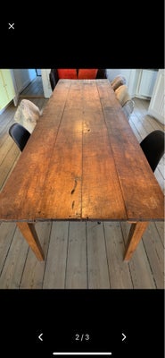 Spisebord, Træ, Ukendt , b: 90 l: 310, Flotteste gamle franske langbord samlet med trænagler.

Det u