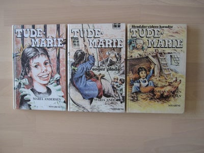 Tudemarie-bøger 1 + 2 + 3 , Andersen og Eriksen, Følgende bøger af Maria Andersen og Gudrun Eriksen 
